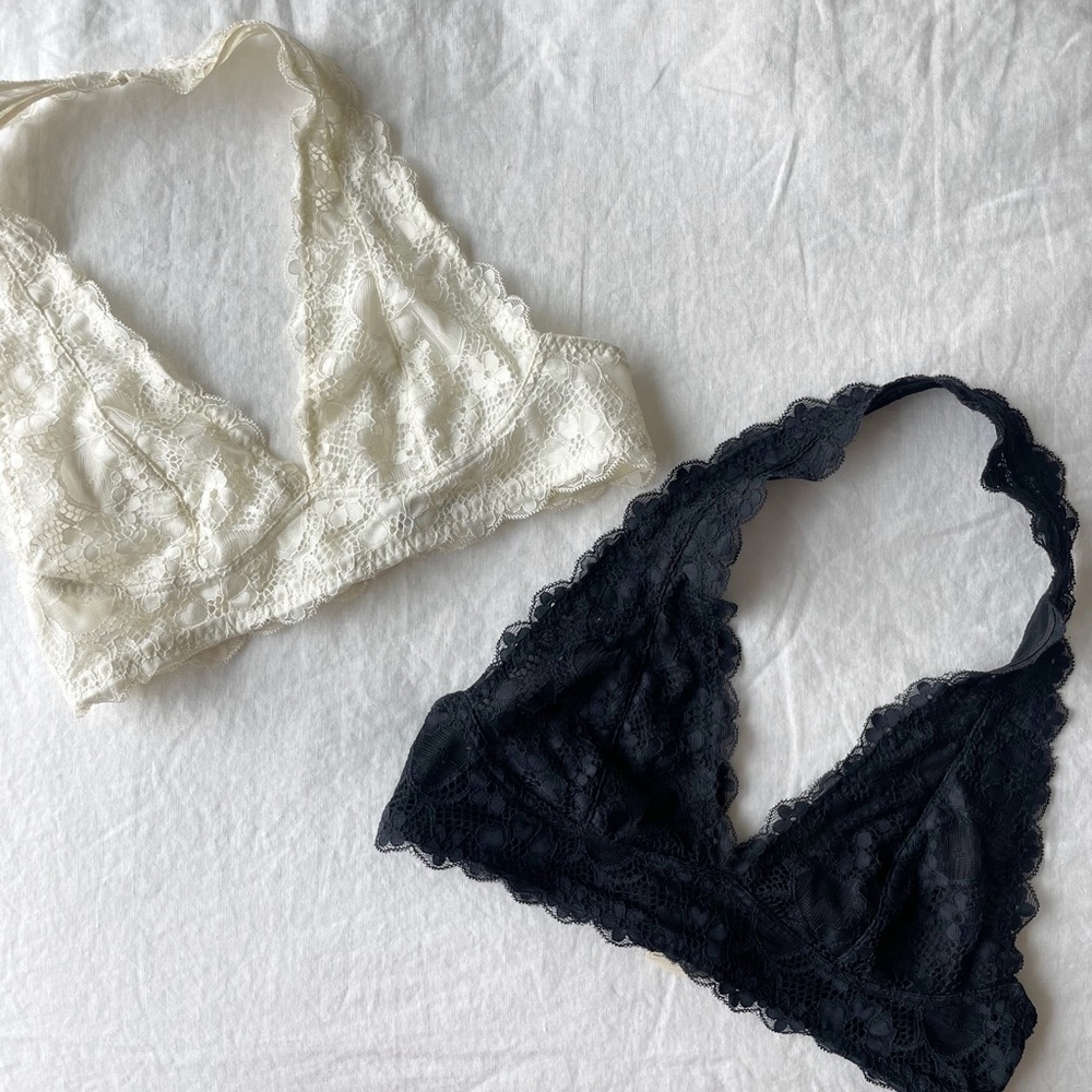 Free People Halter Bralettes